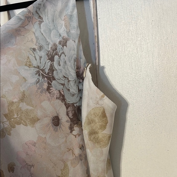 Wayf Cream Asymmetrical Spaghetti Strap Sundress - Picture 3 of 7